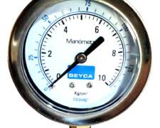 Manometro 63mm Inox-bronce 10 Kg/cm2-150lbs 1/4 N Cod 5333