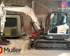 Mini Excavadora Bobcat E80 año 2017