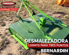 Desmalezadora de 1.50mts para Tres Puntos