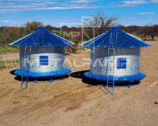 Silos Comederos Autoconsumo 7 Y 12 Tn