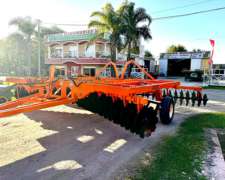 Rastra Cele Articulada de 56 Discos de 26 X 6mm Pesada.