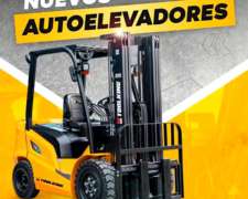 Autoelevador Toolking 2.5 TT Torre Triple con Desplazador