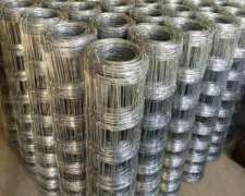 Malla Ganadera Nudo Bisagra AUS Agro 1.35 Mts X 100 Mts