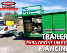 Trailer para Drones Mancini de UN Eje