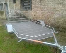 Trailer para Moto o Cuatriciclo 500 Kg Apto para Homologar