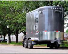 Tráiler Jaula Balancín Para Caballos Deluxe. 2 Ejes