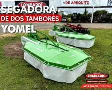 Segadoras de 2 Tambores, 1.65mts. Disponible
