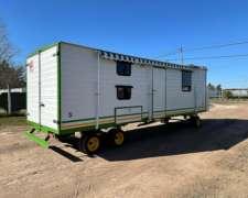 Casilla Rural PPG 8.00 X 2.60 con Taller para 4 Personas