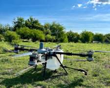 Fumigacion, Fertilizacion y Siembra con Drone Agricola T100