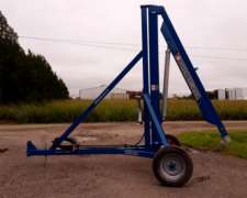 Grúa Borda Bossana con Giro Telescópico Manual