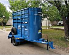 Acoplado Tráiler Jaula para Caballo