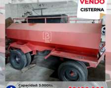 Cisterna Agroindustria de 3000 Lts