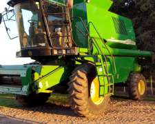Cosechadora John Deere 1450, año 2004, 9.300 Hs Motor,