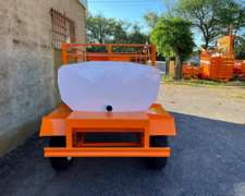 Acoplado Tanque Metálico 2000 Lts sin Bomba