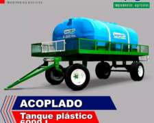 Acoplado Tanque Plastico Impagro 6000 L