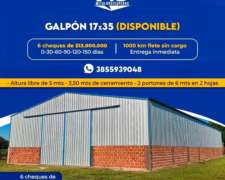 Galpón 17 X 35 MT.