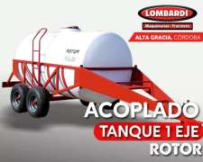 Acoplado Tanque 1 Eje Fijo 6.700 Lts Rotor