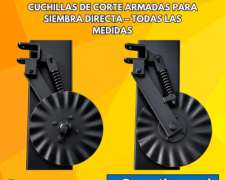 Cuchillas Armadas Para Siembra Directa - Cuerpos - Tapadoras