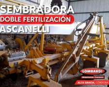 Ascanelli 16 a 52 Doble Fertilización Lista para Trabajar