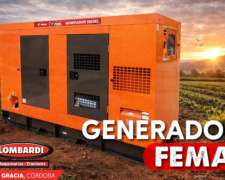 Generador Fema 150kw-187kva Nuevo