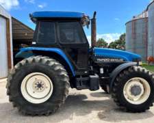 Tractor New Holland Tm120, 10800 HS, Caja 16x16, Cabina A.a.