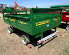 Acoplado Playo De Arequito 4x2mts Para 4tn