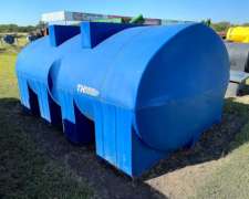 Tanque Plástico Horizontal Capacidad 8000 Litros Rotor