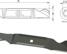 Kit 2 Cuchillas Corte Césped Mtd-yardman-white