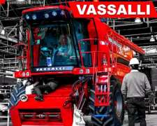 Cosechadora Vassalli V770 Draper 35p Entrega Inmediata