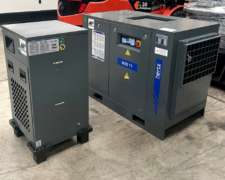 Estación de Aire Hertz: Compresor Tornillo 15hp + Secador HR