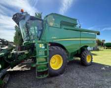 John Deere S550 SS 30f. año 2016. M 3800hs. R 2600hs.