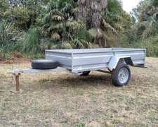 Trailer de UN Eje Multiuso para 700kg Apto para Homologar