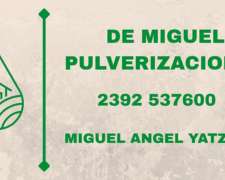 De Miguel Pulverizaciones Terrestre