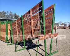 Cargador para Hacienda Fijo de Caño Petrolero y Madera