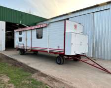 Casilla Rural PPG 7.50 X 2.60 Mts P/ 6 Personas Rojo Case