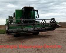 Cosech J Deere año 1992 Modelo 1075 a 1992-plataf de 18 Pies
