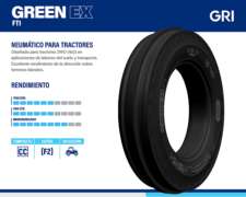 Cubierta Tractor 500-15 Green Ex Ft1 6t. Tt Gri (3 Guias)