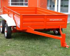 Acoplado con Barandas - 2 X 3 Mts