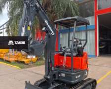 Excavadora K30 Oruga De Goma 2,7 Tn Marca Hanomag