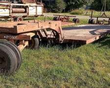 Carreton Pony Hidr. 5/6 TN C/ Duales 7mts Vuelta Entera