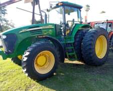 Tractor John Deere 7815 con Duales