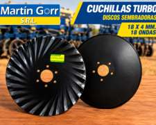 Cuchillas Turbo / Discos – 18” X 4 Mm 18 Ondas