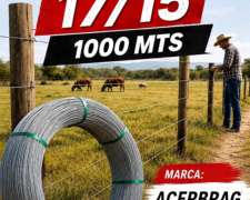 Alambre 17/15 1000 Mts Acerbrag