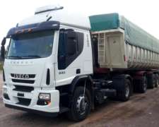 Vendo Iveco Cursor 330 2013 Con Batea Herman 2014 Impecable