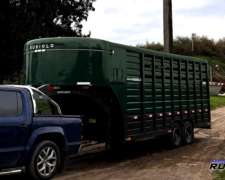 Semirremolque Homologado para Caballos Formato Americano