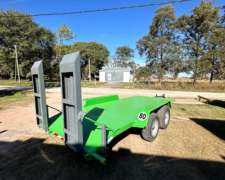 Acoplado Trailer con Rampa Plegados San Justo 5 Mts X 2 Mts