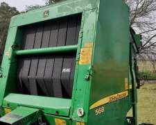 Rotoenfardadora John Deere 568 año 2012.
