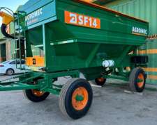 Acoplado Semillas y Fertilizantes C/A 14mil Litros Agromec