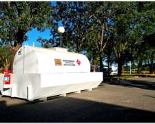 Tanque Aéreo Con Pileta De Contención Para 3000 Lts.