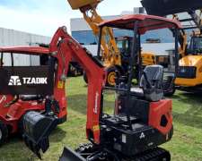 Excavadora K30 Oruga De Goma 2,7 Tn Marca Hanomag